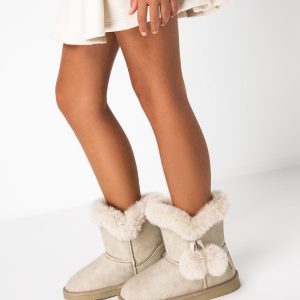 b-w-junior-shoes-beige-pompon-fur-australian-boots-b-w-50694882132299