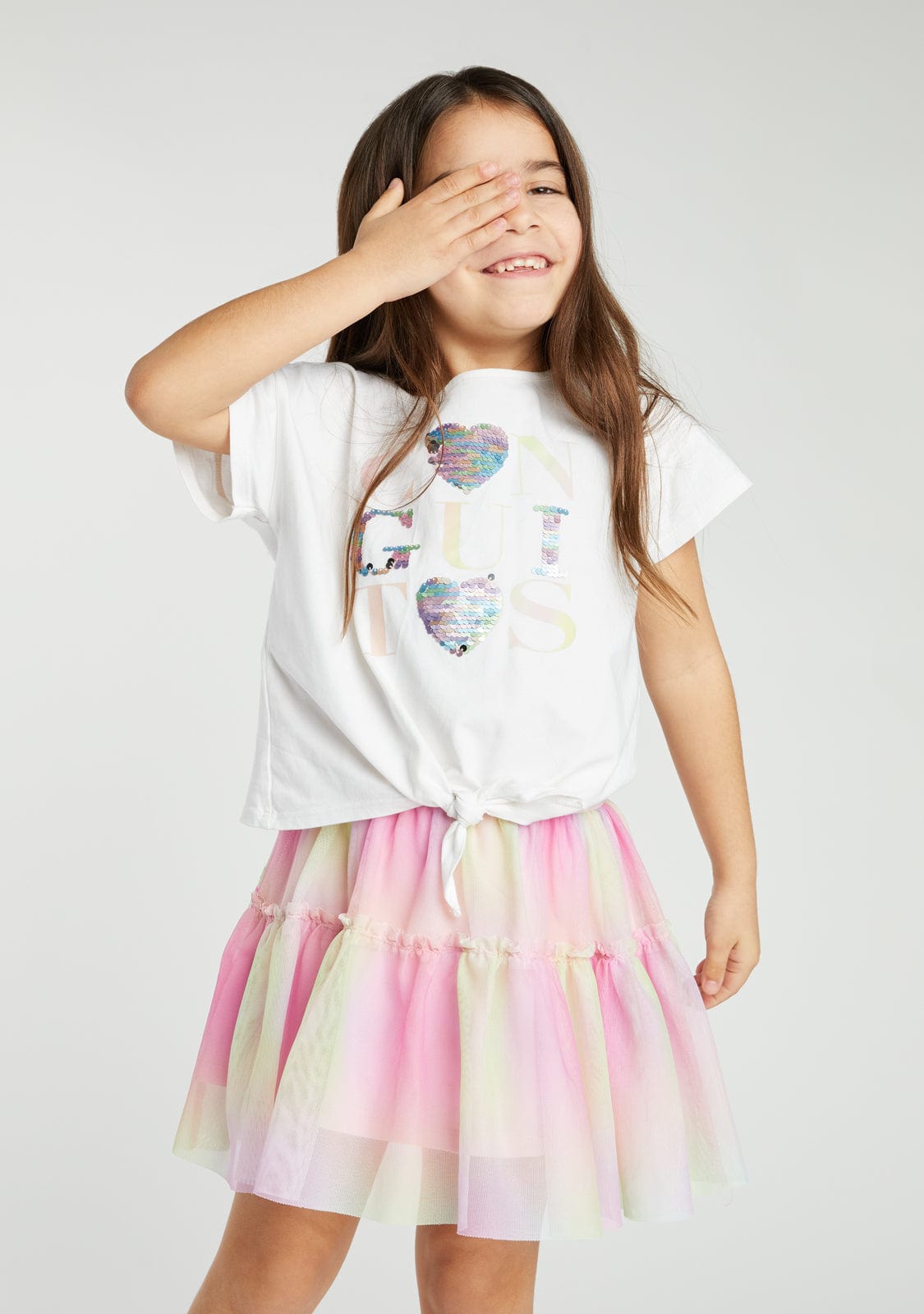 conguitos-textil-manga-corta-white-sequin-hearts-t-shirt-52590538719563